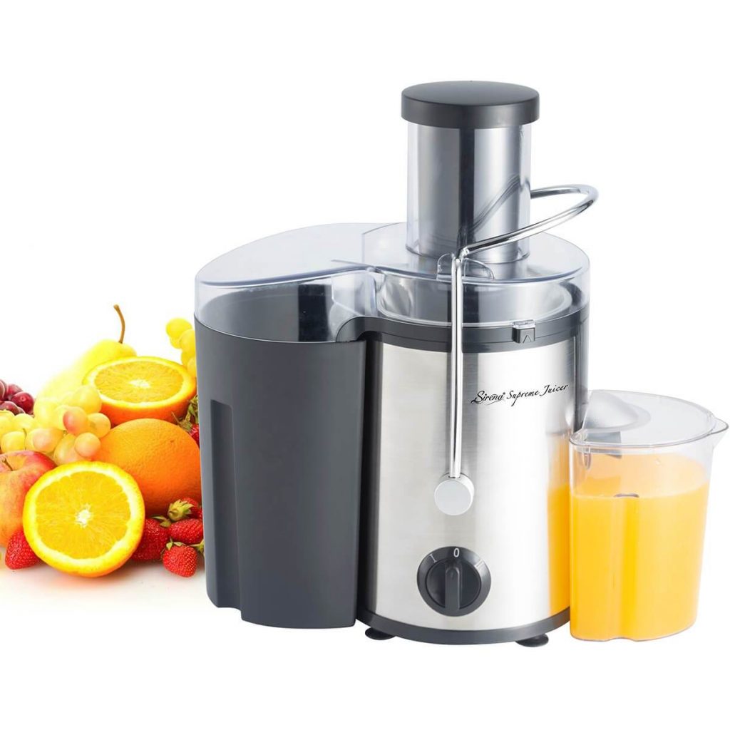 Supreme Juicer with two-speed dial and collection pitcher