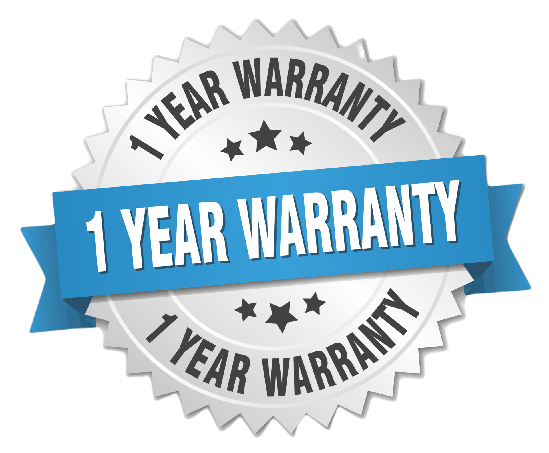 1-Year Warranty 1-Year Warranty