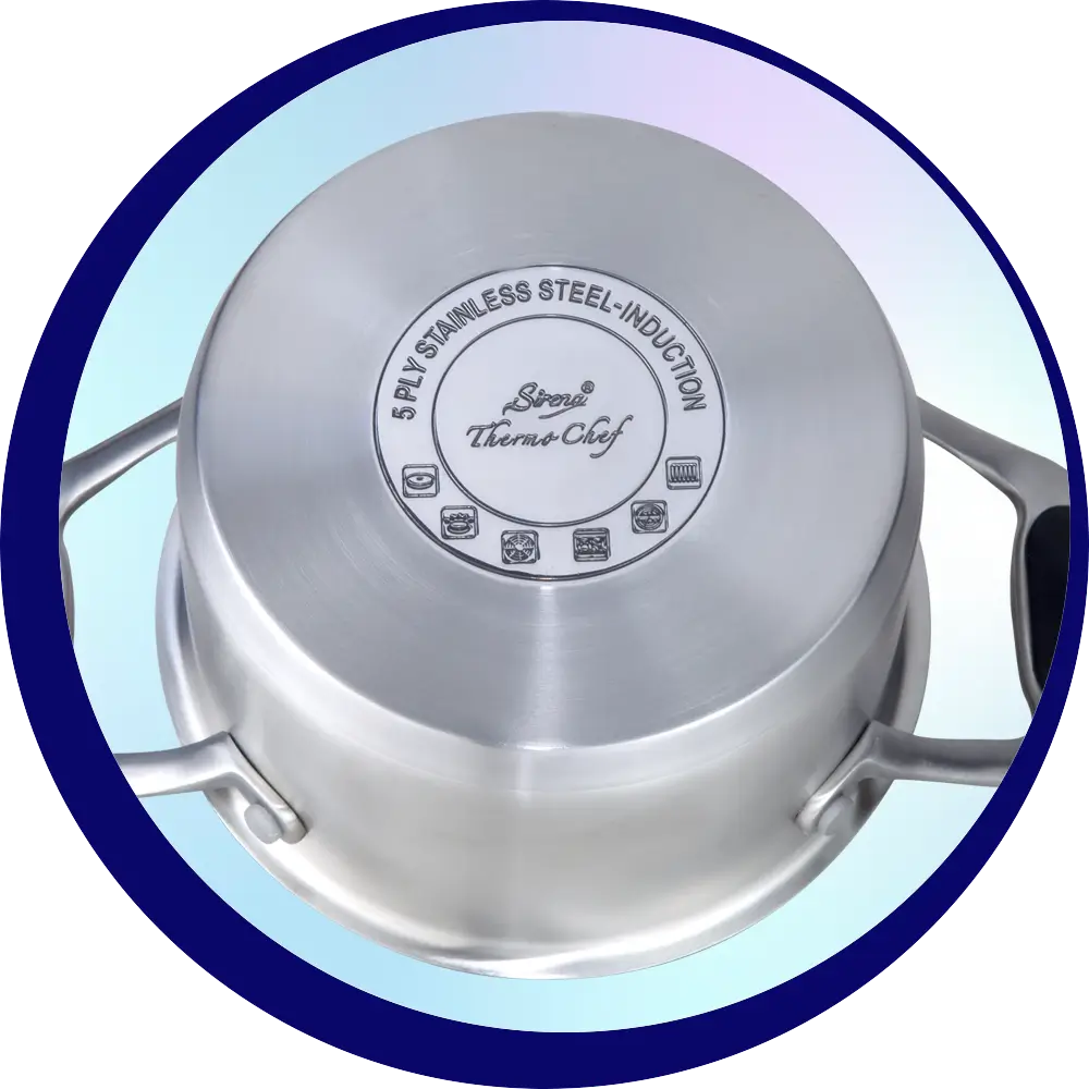 Stainless Steel Five-Layer Disc Bottom