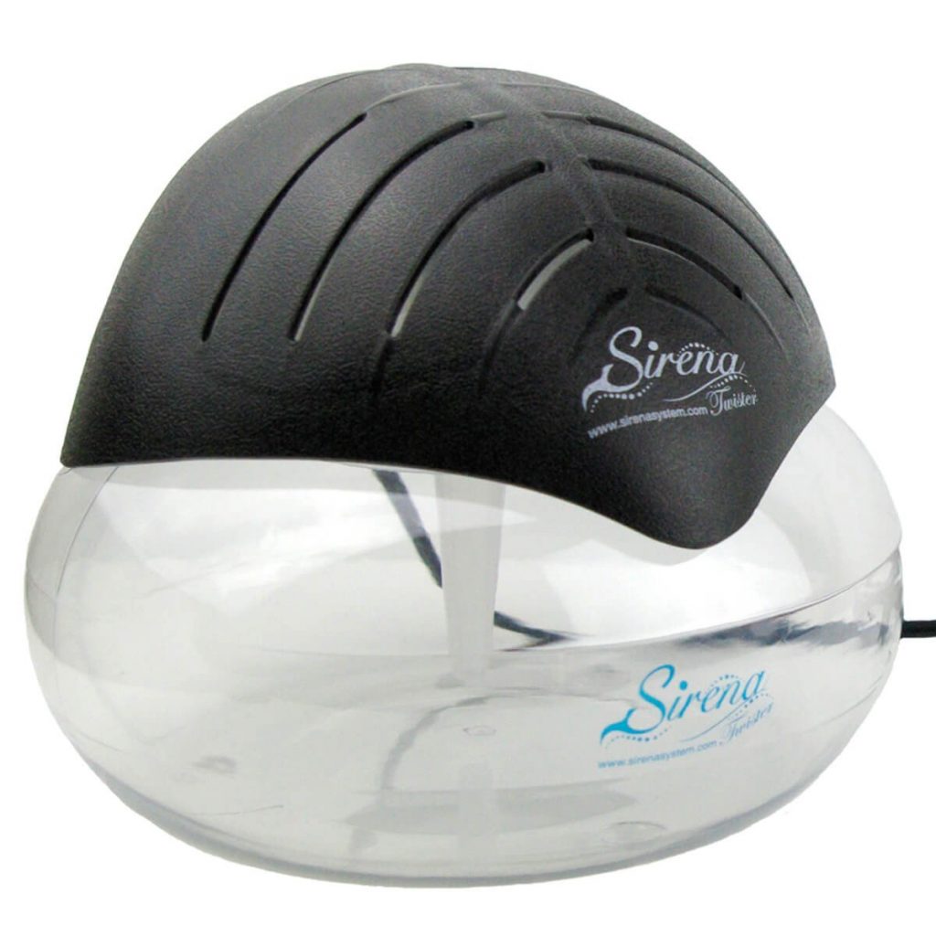 Sirena Twister Air Purifier – Black package contents